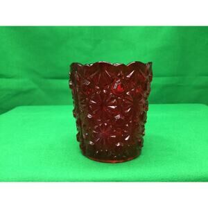 Vintage Maryland Glass company Ruby Tealight Holder